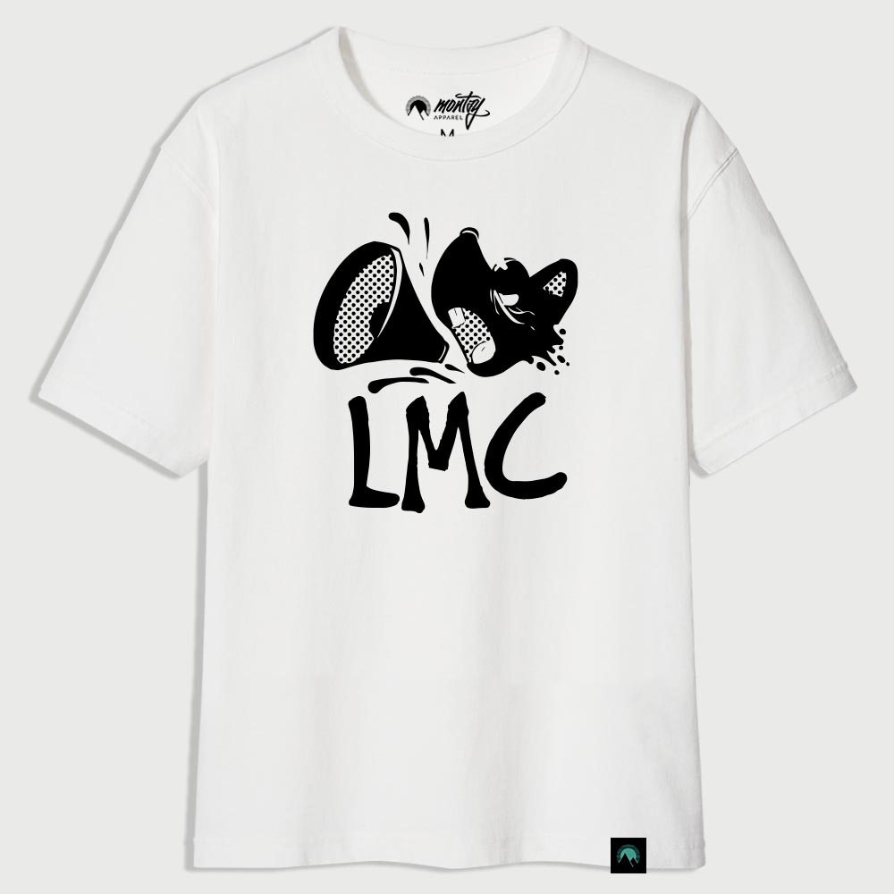 Everything Loud! white tshirt front unisex κοντομάνικο μπλουζάκι με στάμπα