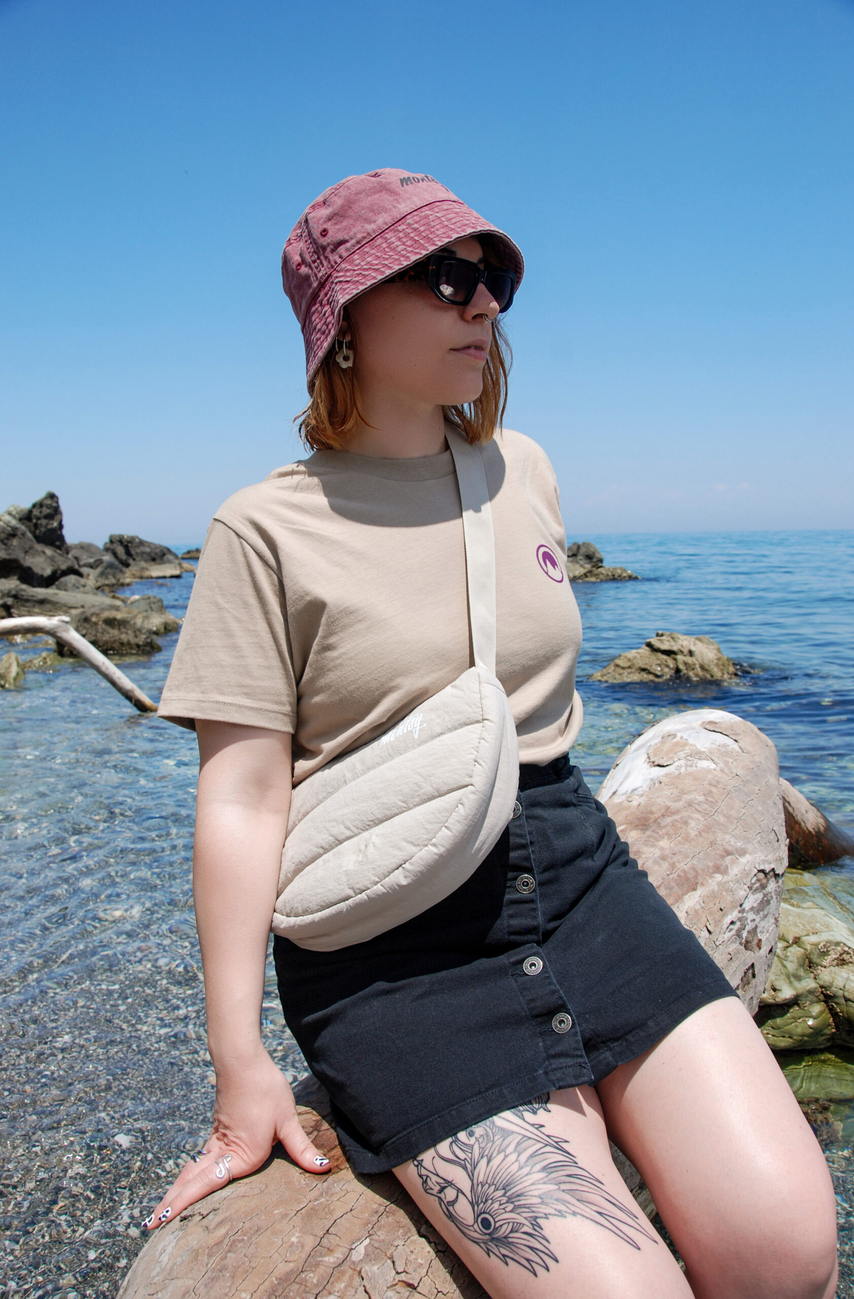 banana bag-beige